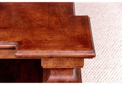 Massive Corner Notched Hardwood Cocktail Table