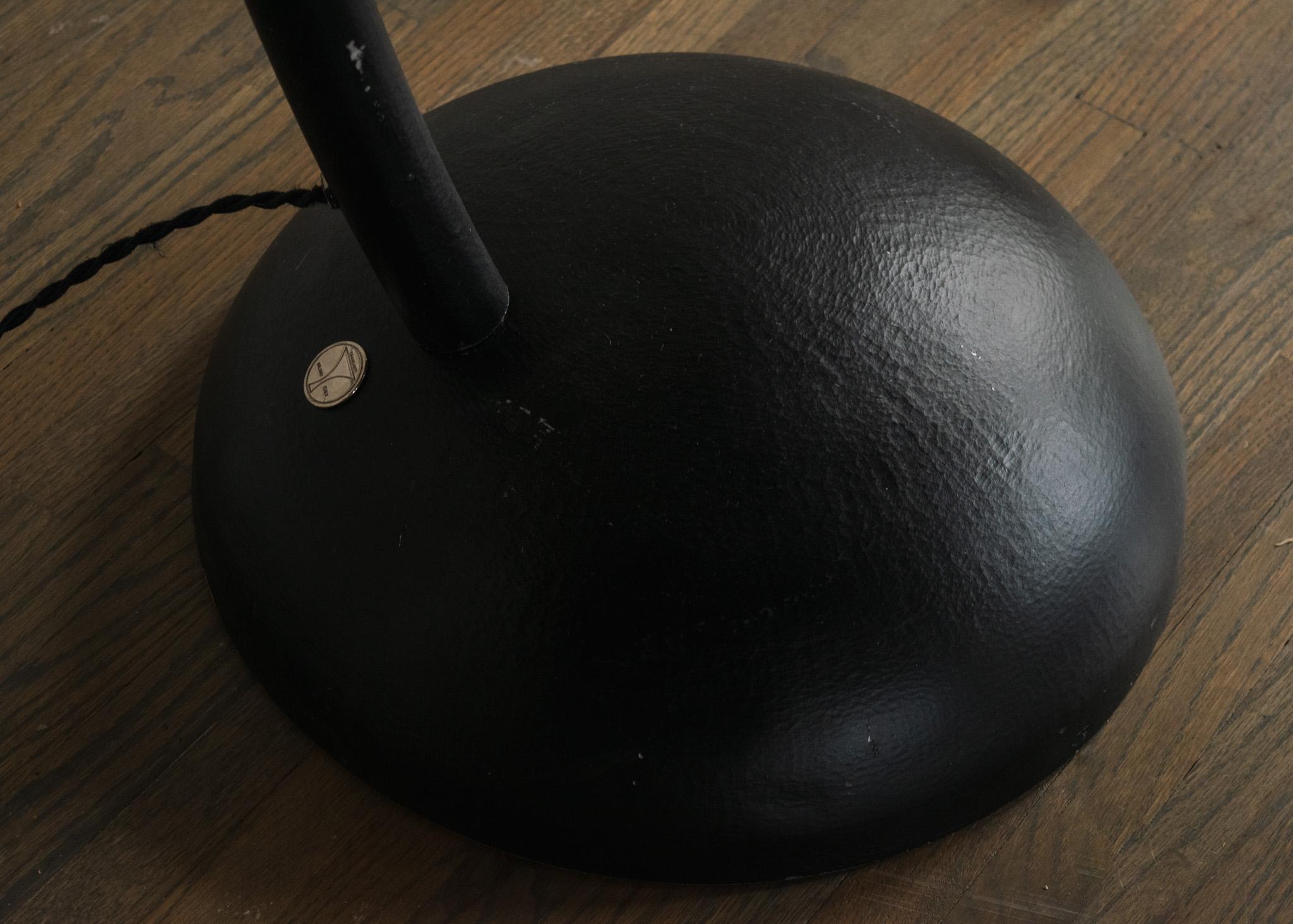 Mid-Century Modern Massive Curved Italian Floor Lamp For Sale