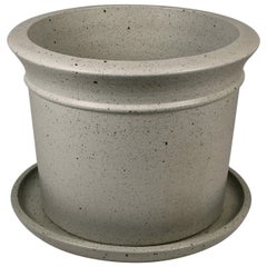 Vintage Massive David Cressey Stone White Architectural Pottery Pro Artisan Planter