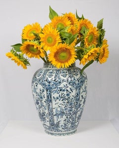 Massive Delft Blue and White Ginger Jars Made Late 19th-Early 20th Century, Pair