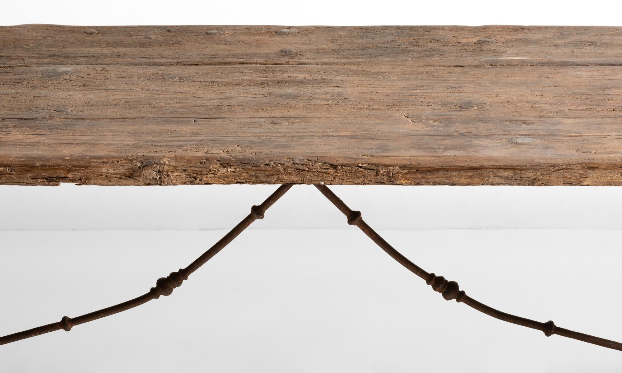 Spanish Massive Dining Table, Spain, circa 1890