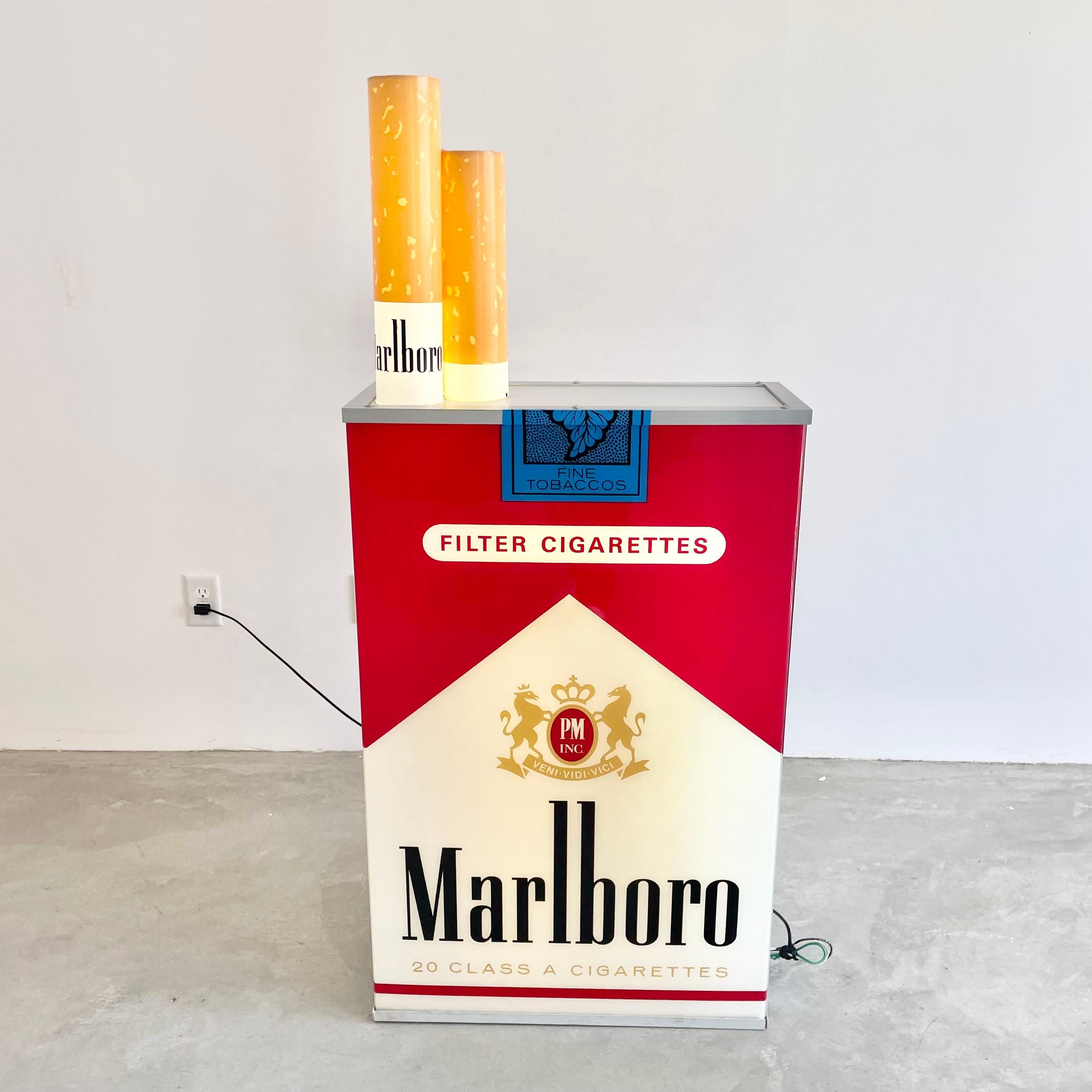 giant cigarette pack