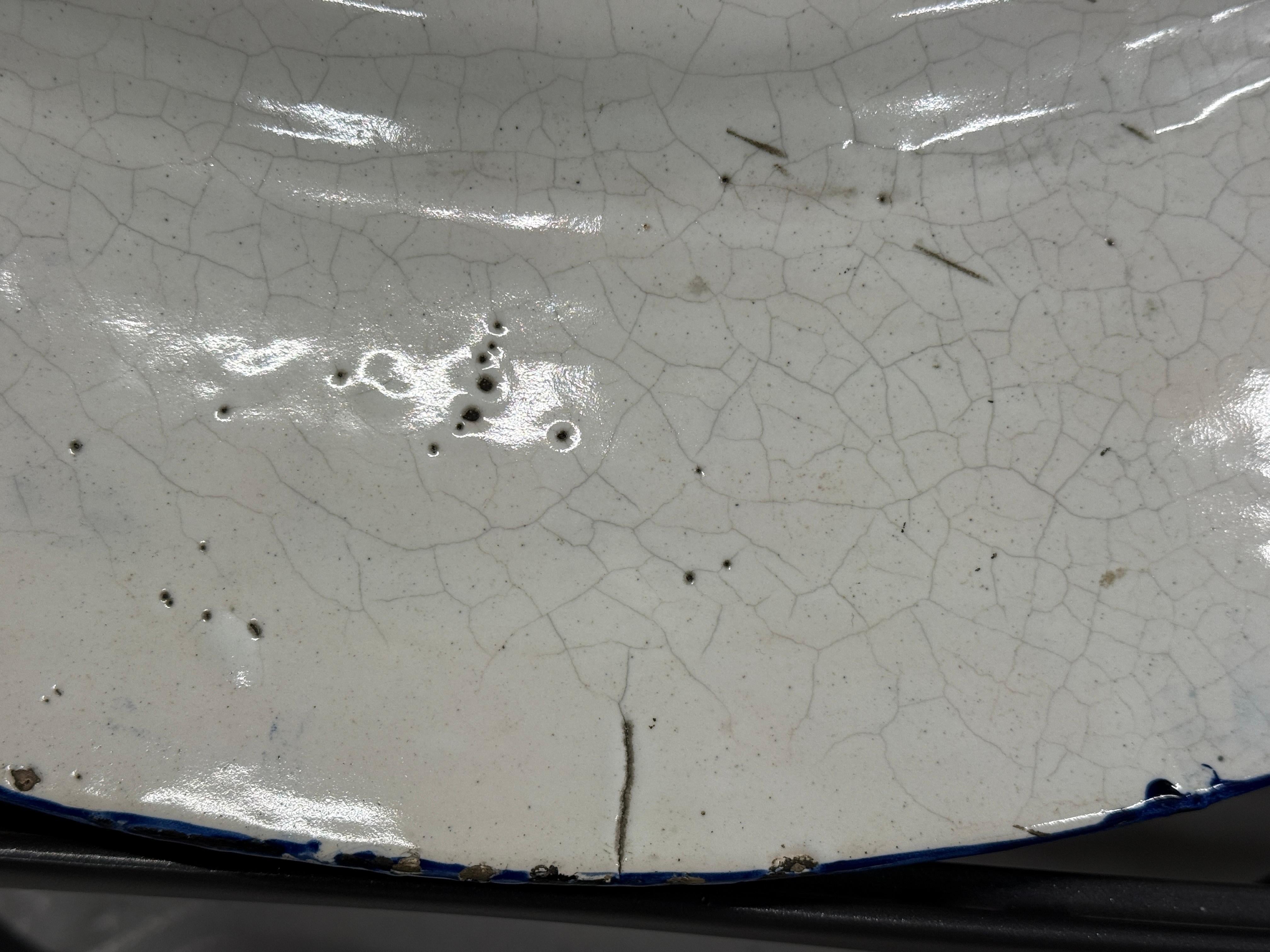 Grand plat en majolique italienne du début du 20e siècle avec scène bacchanale en vente 14