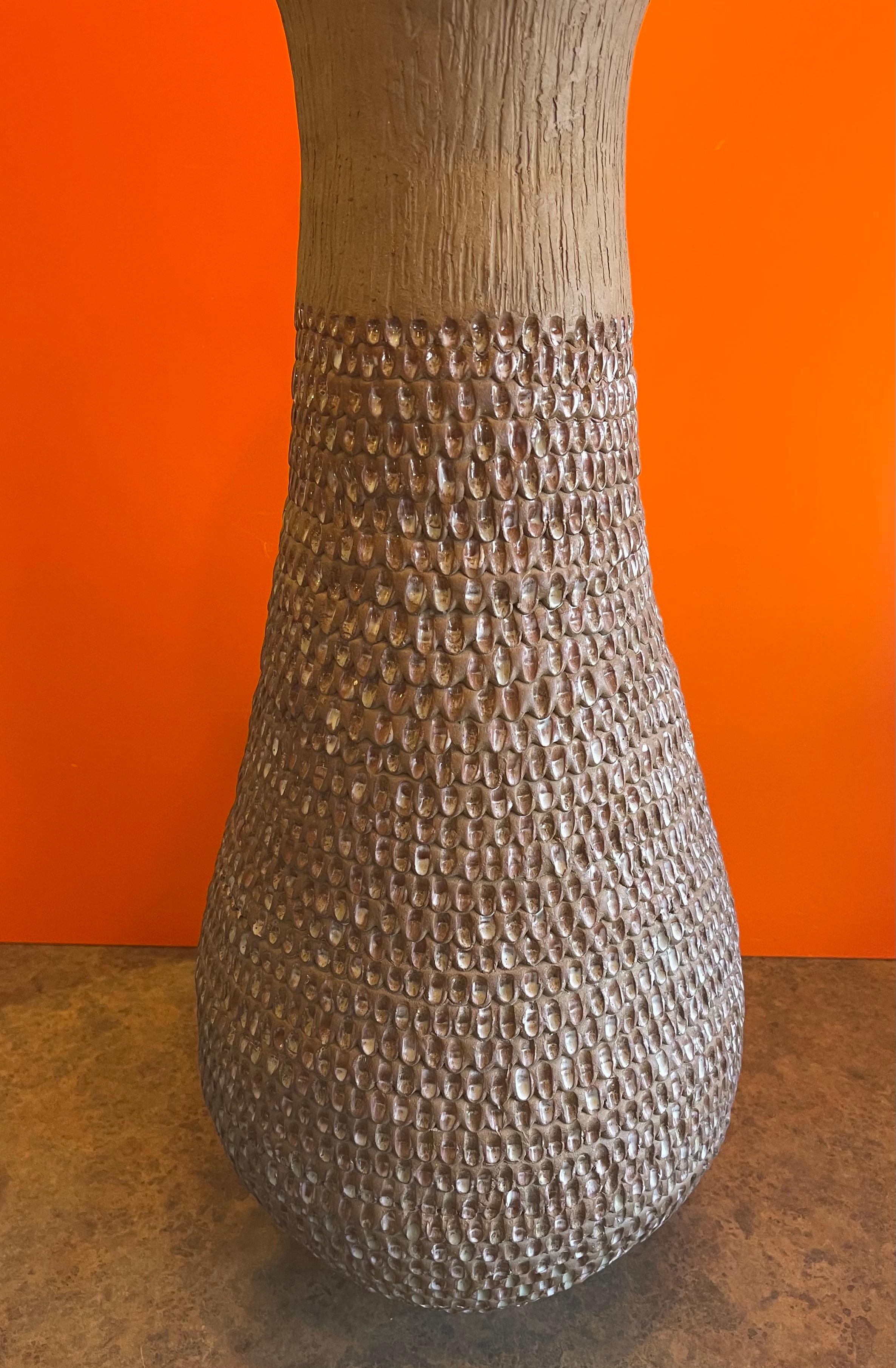 Massive Earthenware Pottery Vase in the Style of David Cressey / Robert Maxwell 3
