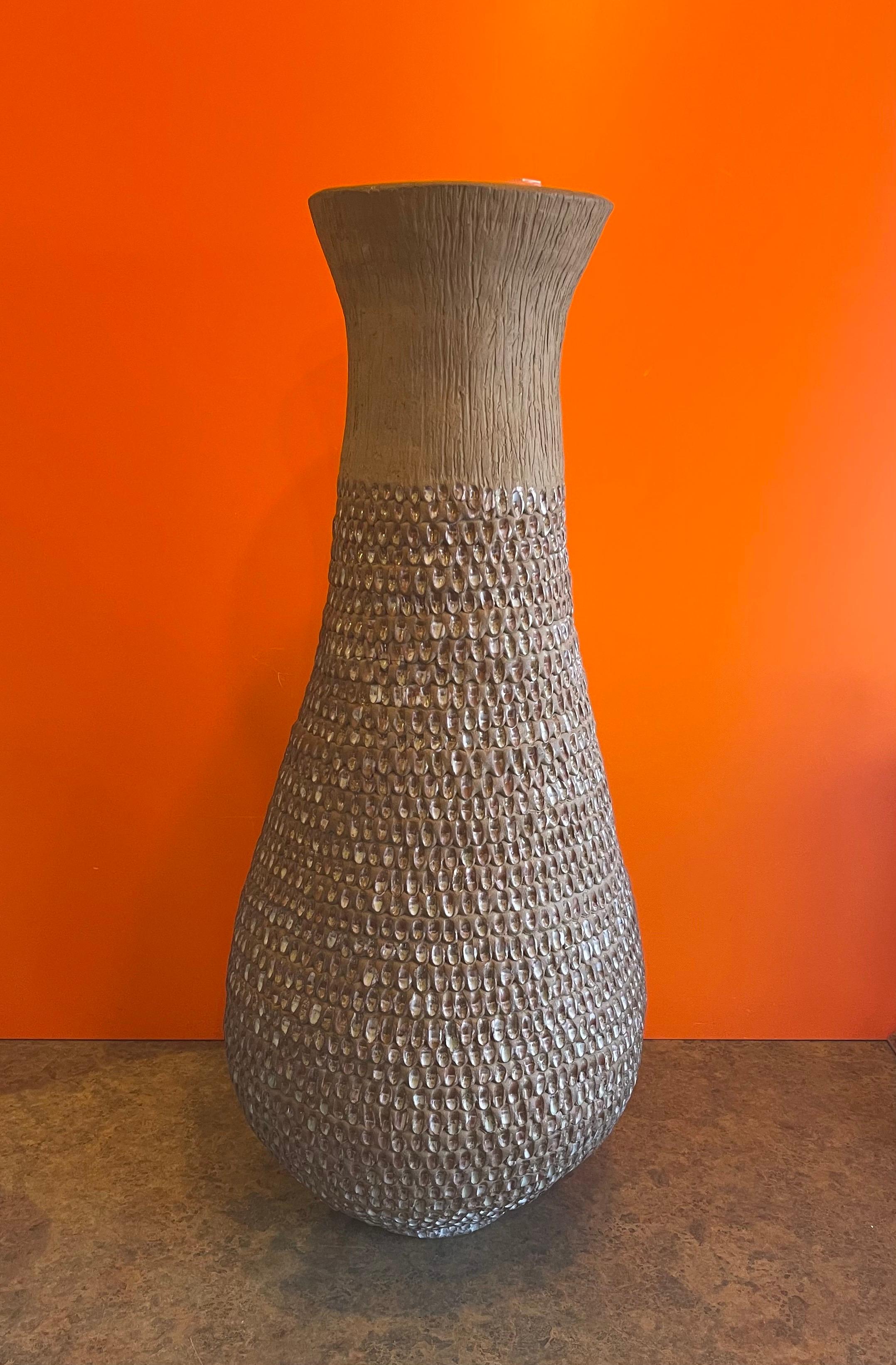 Massive Earthenware Pottery Vase in the Style of David Cressey / Robert Maxwell 6