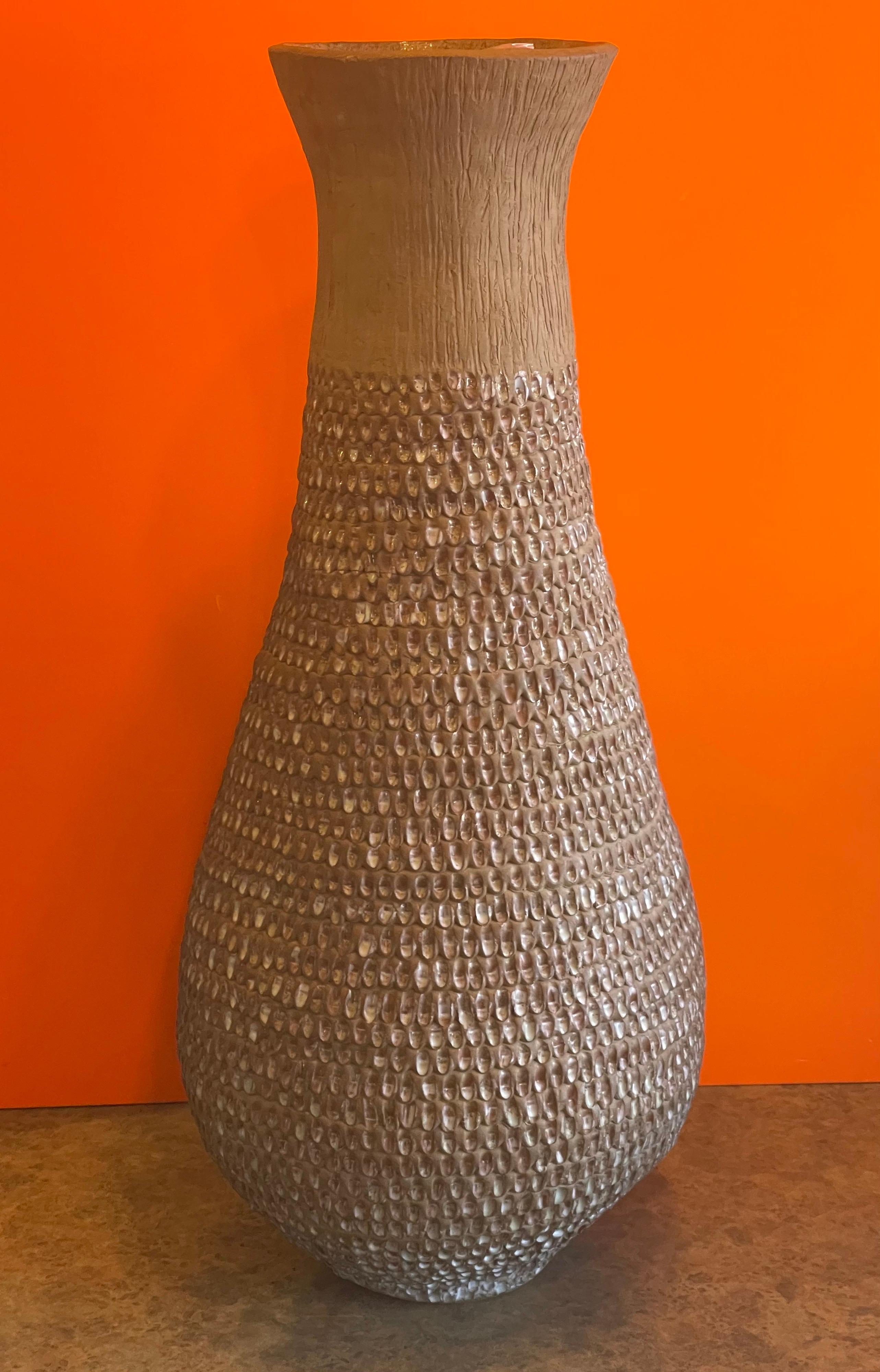 American Massive Earthenware Pottery Vase in the Style of David Cressey / Robert Maxwell