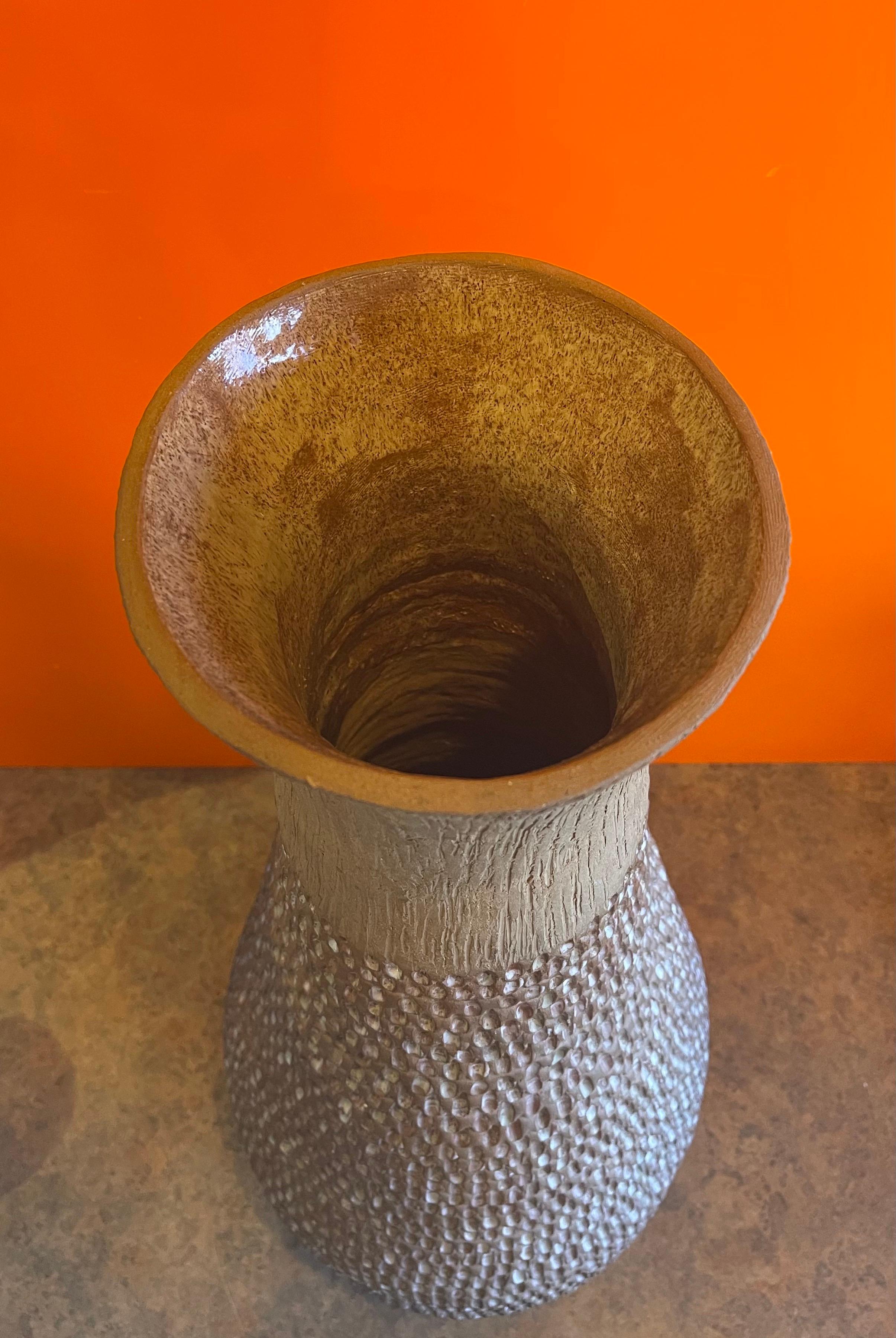 Massive Earthenware Pottery Vase in the Style of David Cressey / Robert Maxwell 1