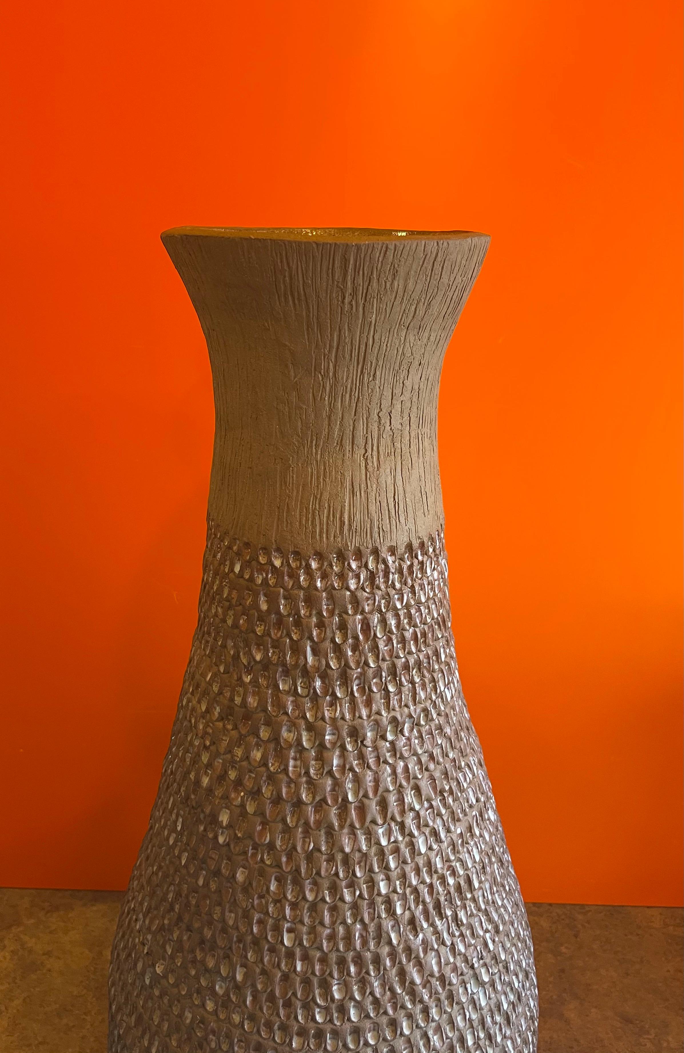 Massive Earthenware Pottery Vase in the Style of David Cressey / Robert Maxwell 2