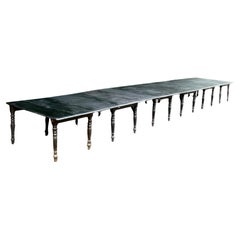 Table de banquet ébène massive de la collection Maharaja Baroda
