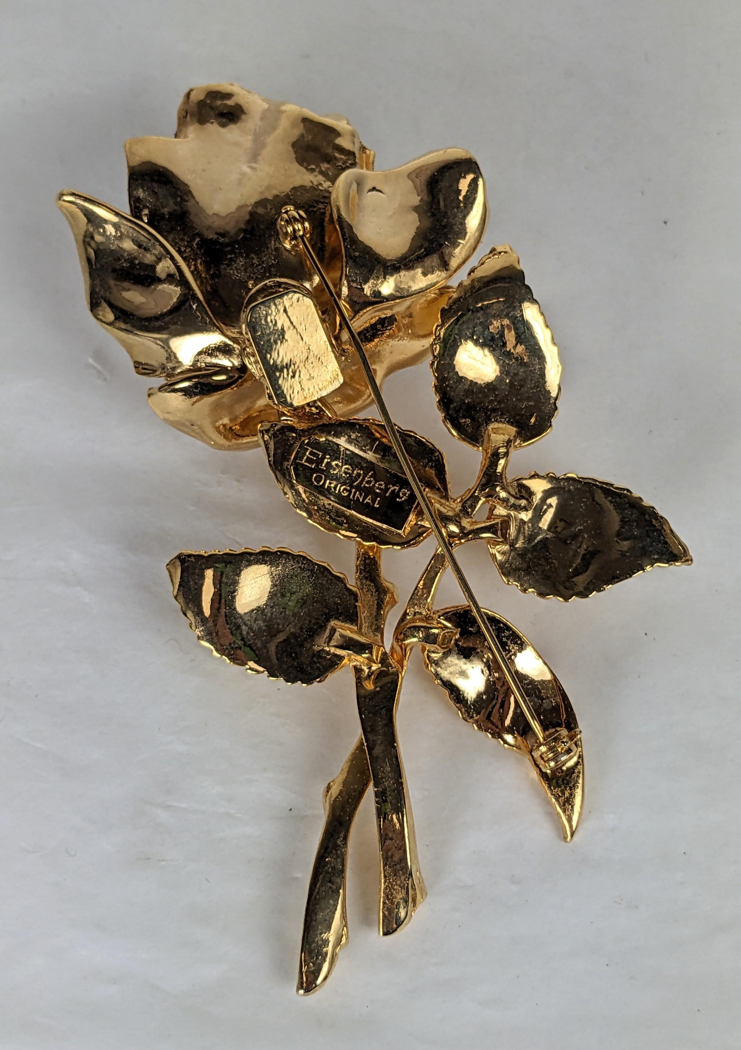 Massive Eisenberg Gilt Retro Rose For Sale 3