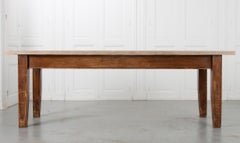 Massive English Oak & Soapstone Table