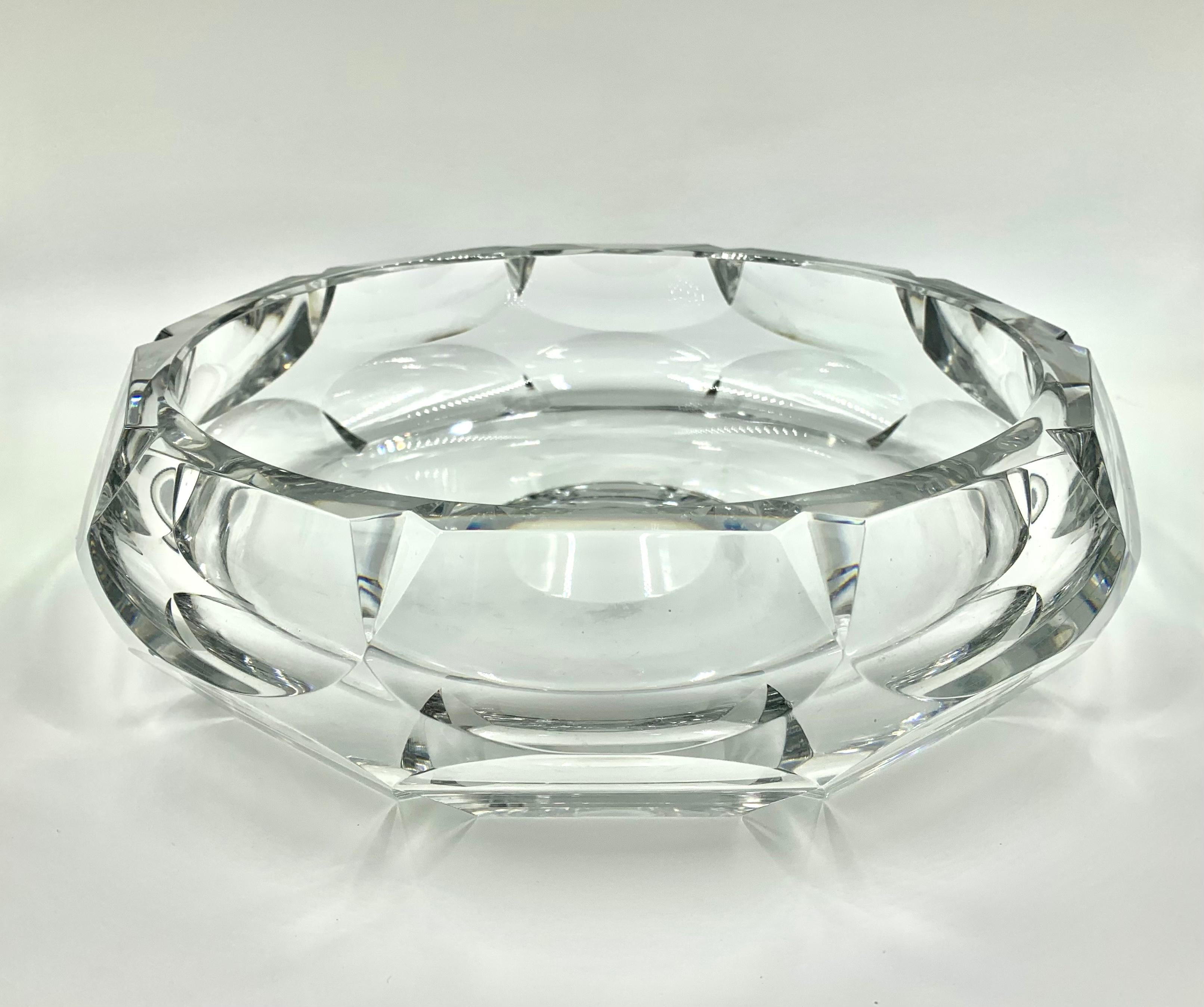 French Massive Estate Baccarat Crystal Centerpiece, Early 20th Century For Sale