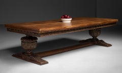 Massive Extension Dining Table, France circa 1860