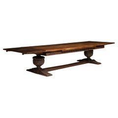 Massive Extension Dining Table, France circa 1860