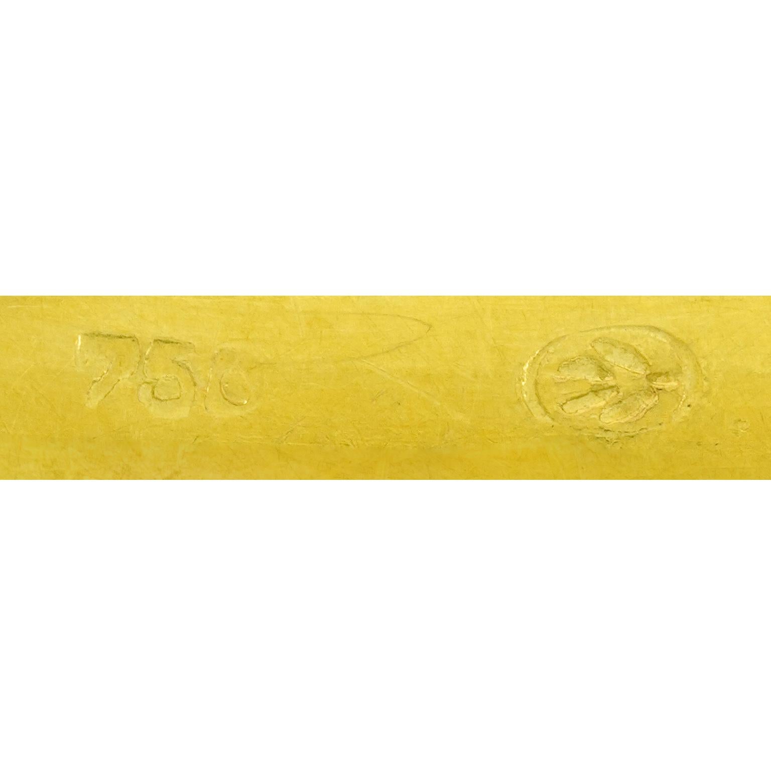 Massive Faience Scarab Pendant in Yellow Gold For Sale at 1stDibs