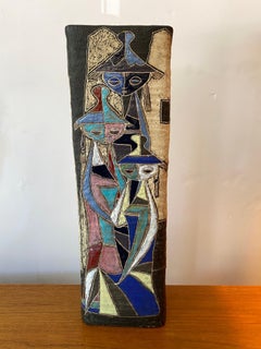 Mid-Century Modern Ceramic Vase by Marcello Fantoni, Italy, 1955