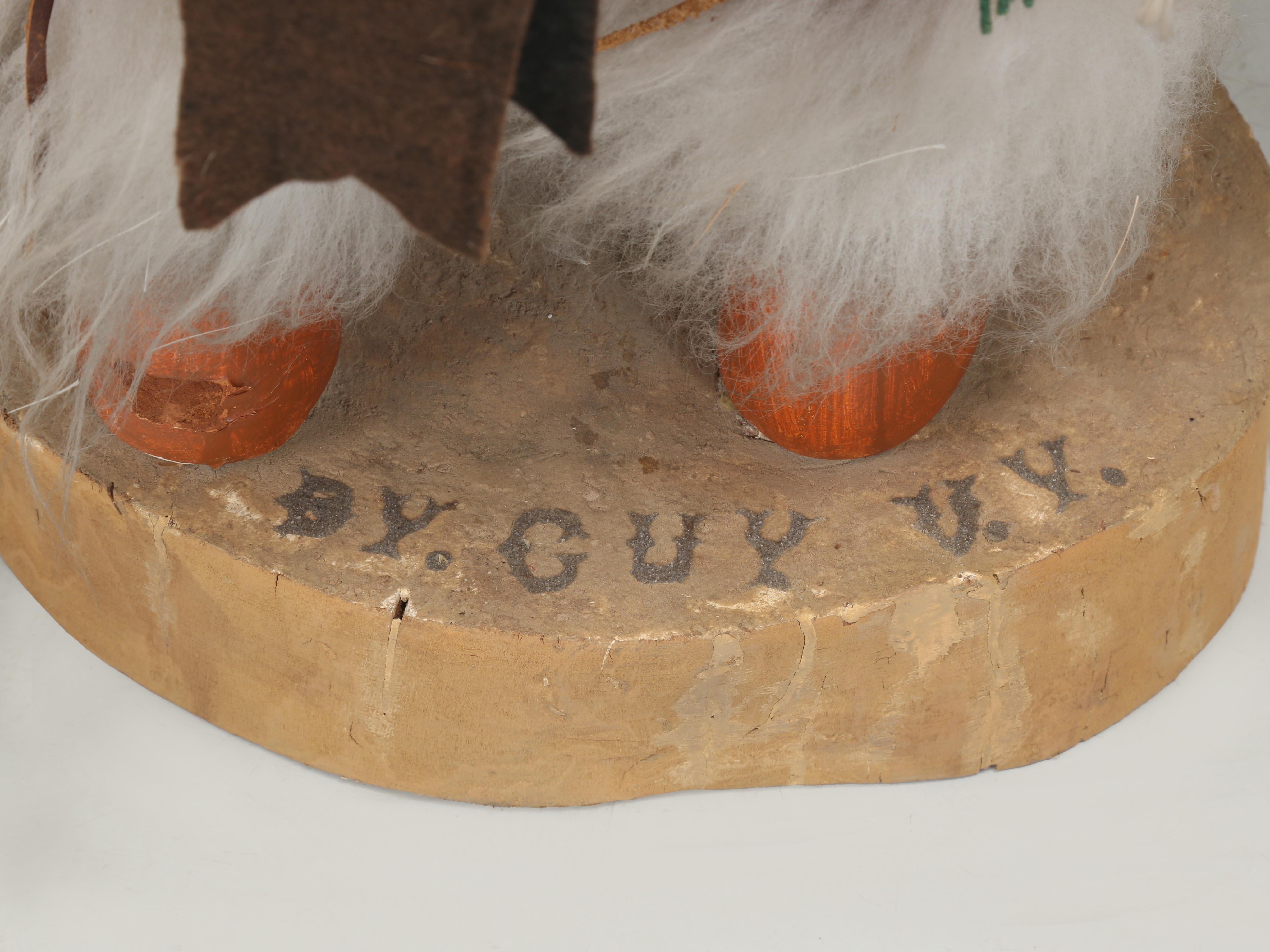 Massive Five Foot Tall Navajo Eagle Dancer Kachina Doll signed 
