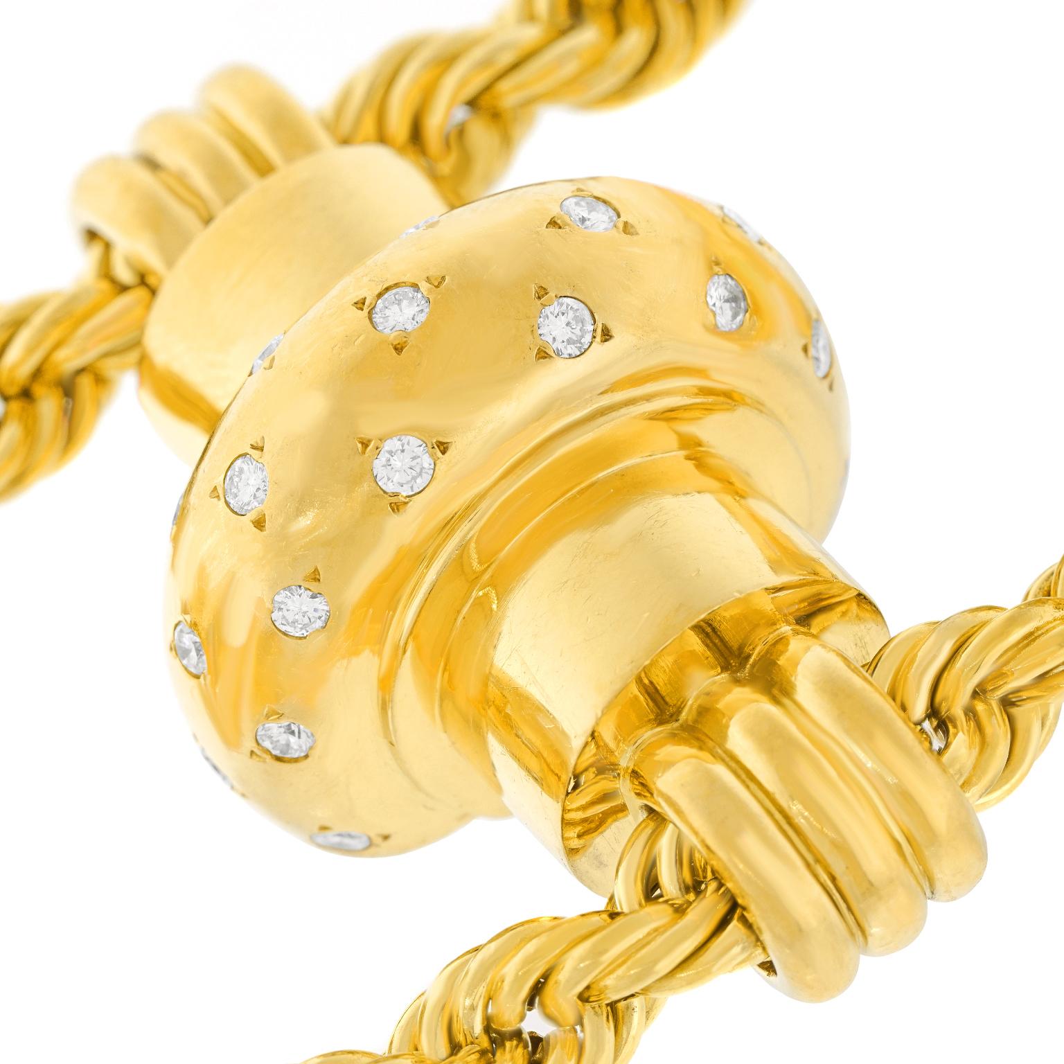 Massive French Art Deco Tassel Bracelet For Sale 3