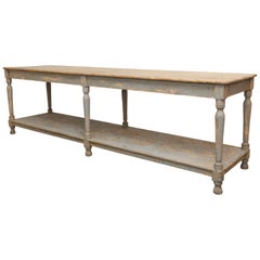 Massive French Drapers Table