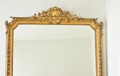 Massive French Louis XVI Style Mantel Mirror