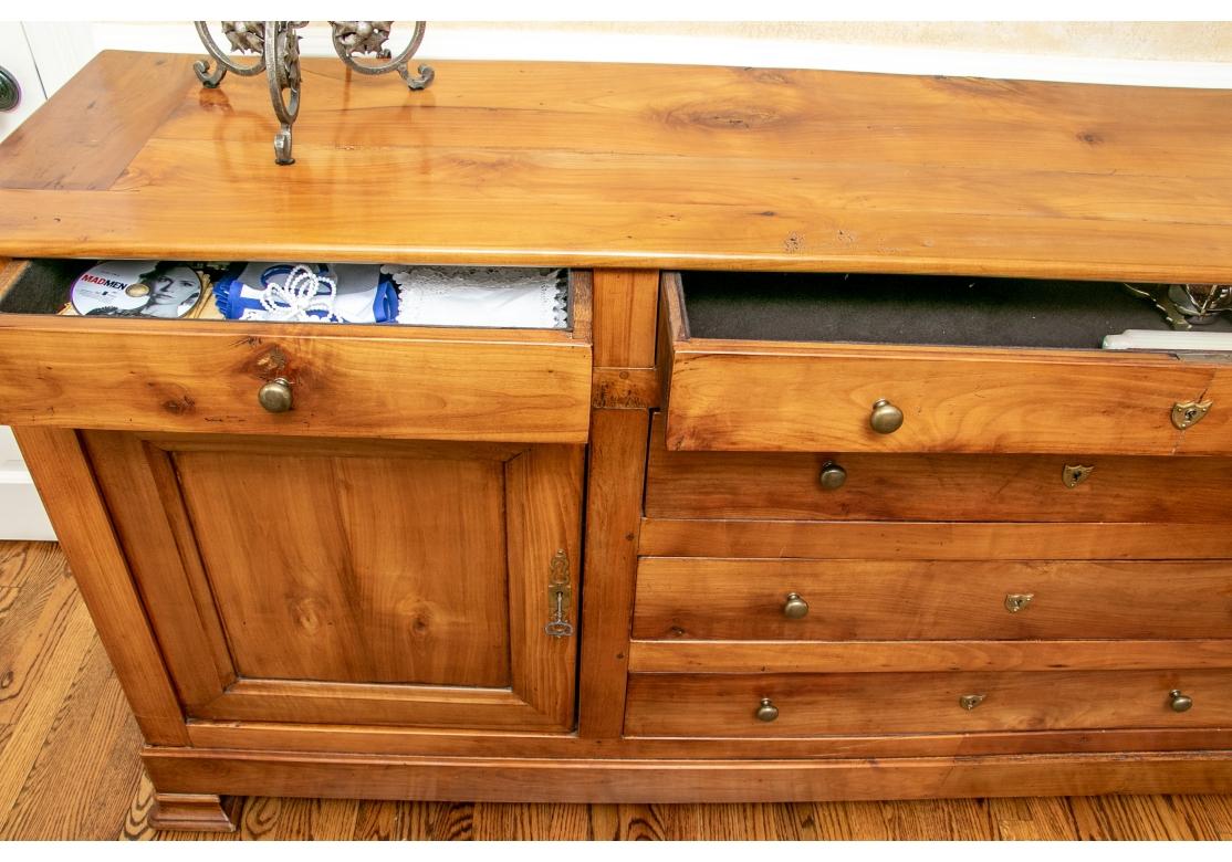Massive French Pine Sideboard Server For Sale 6