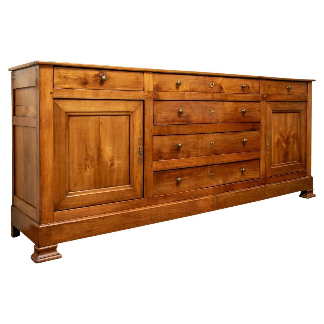 Massive French Pine Sideboard Server For Sale