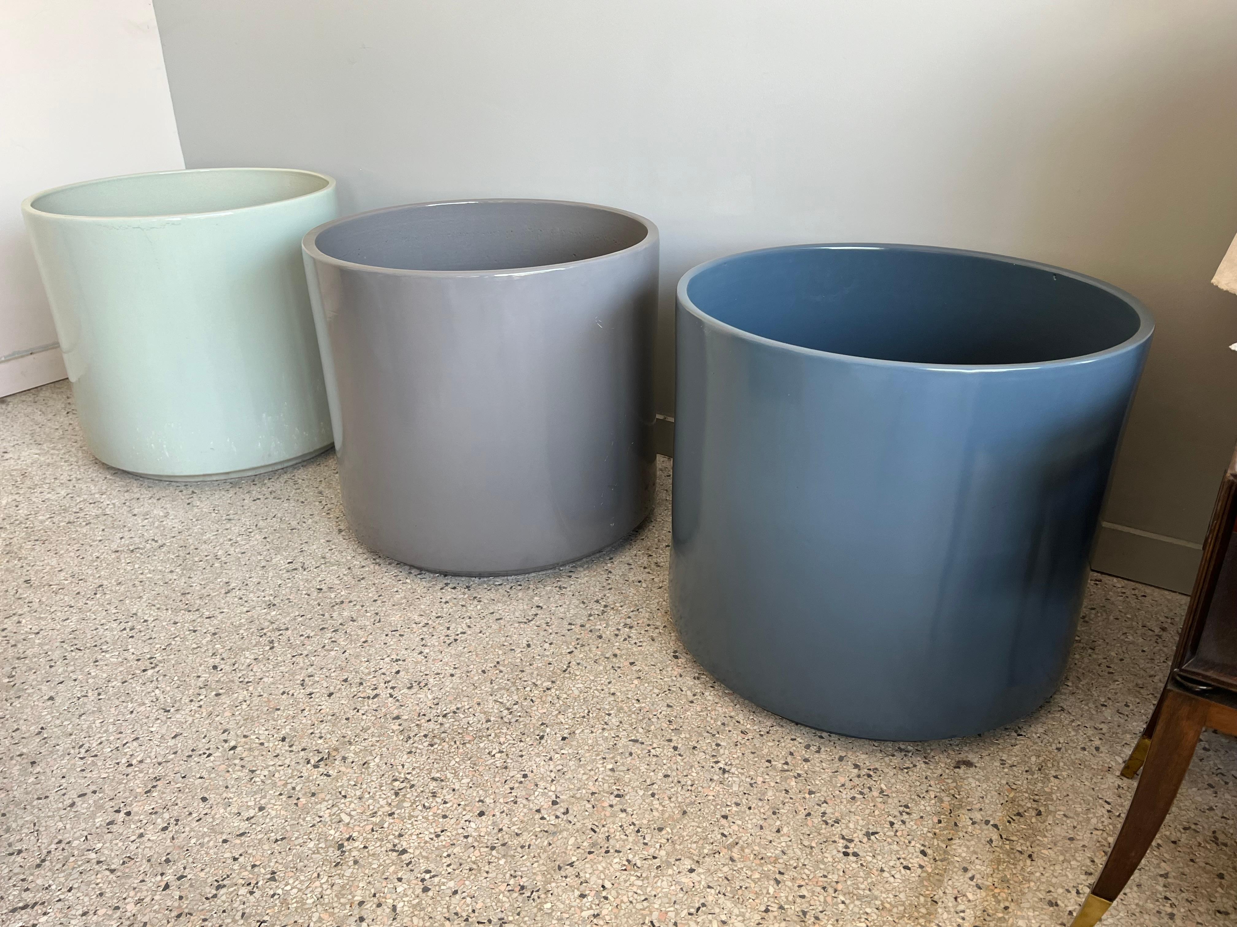 American Massive Gainey Ceramic Pots #2422 Outdoor Planters For Sale