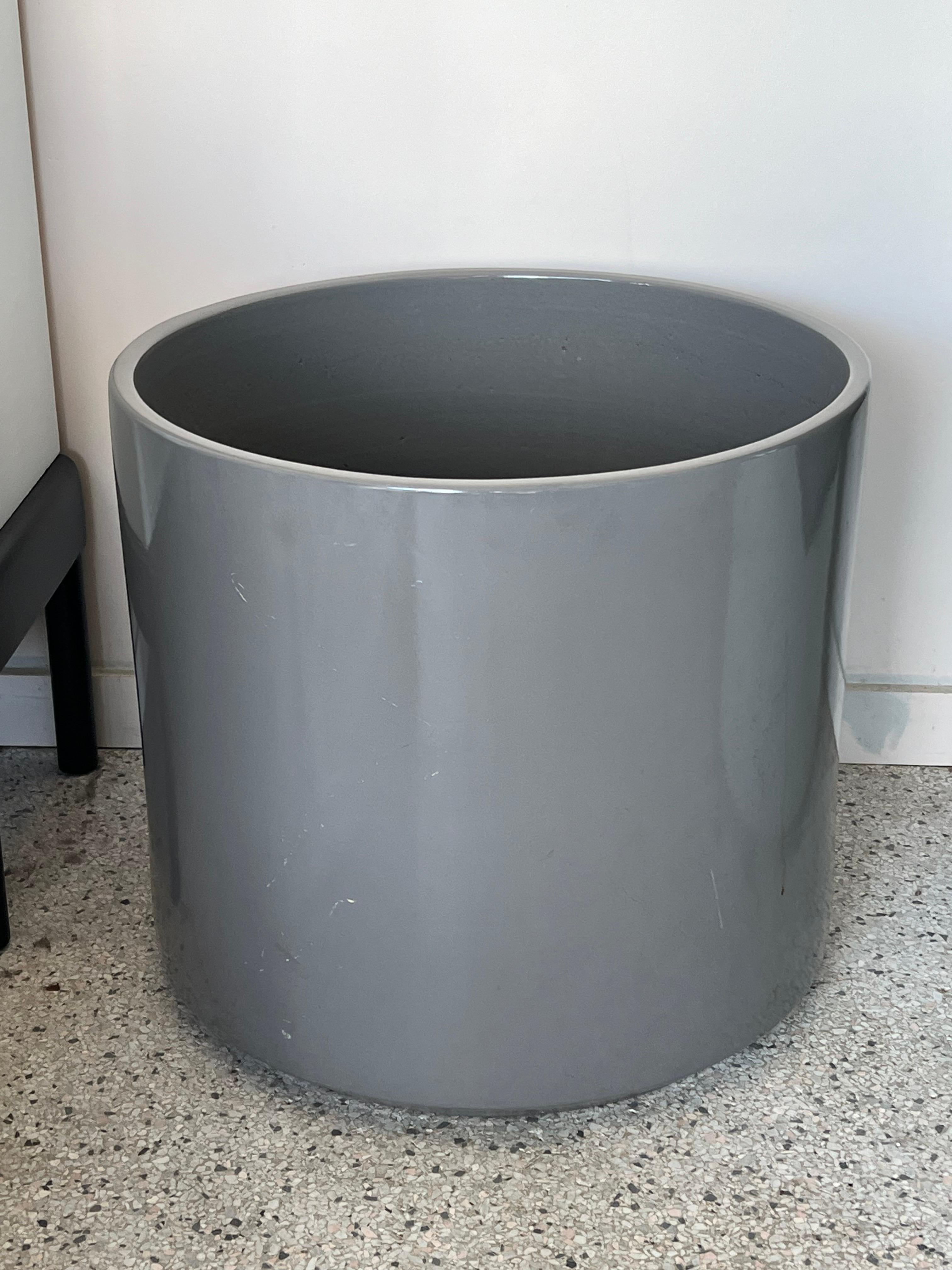 Mid-20th Century Massive Gainey Ceramic Pots #2422 Outdoor Planters For Sale