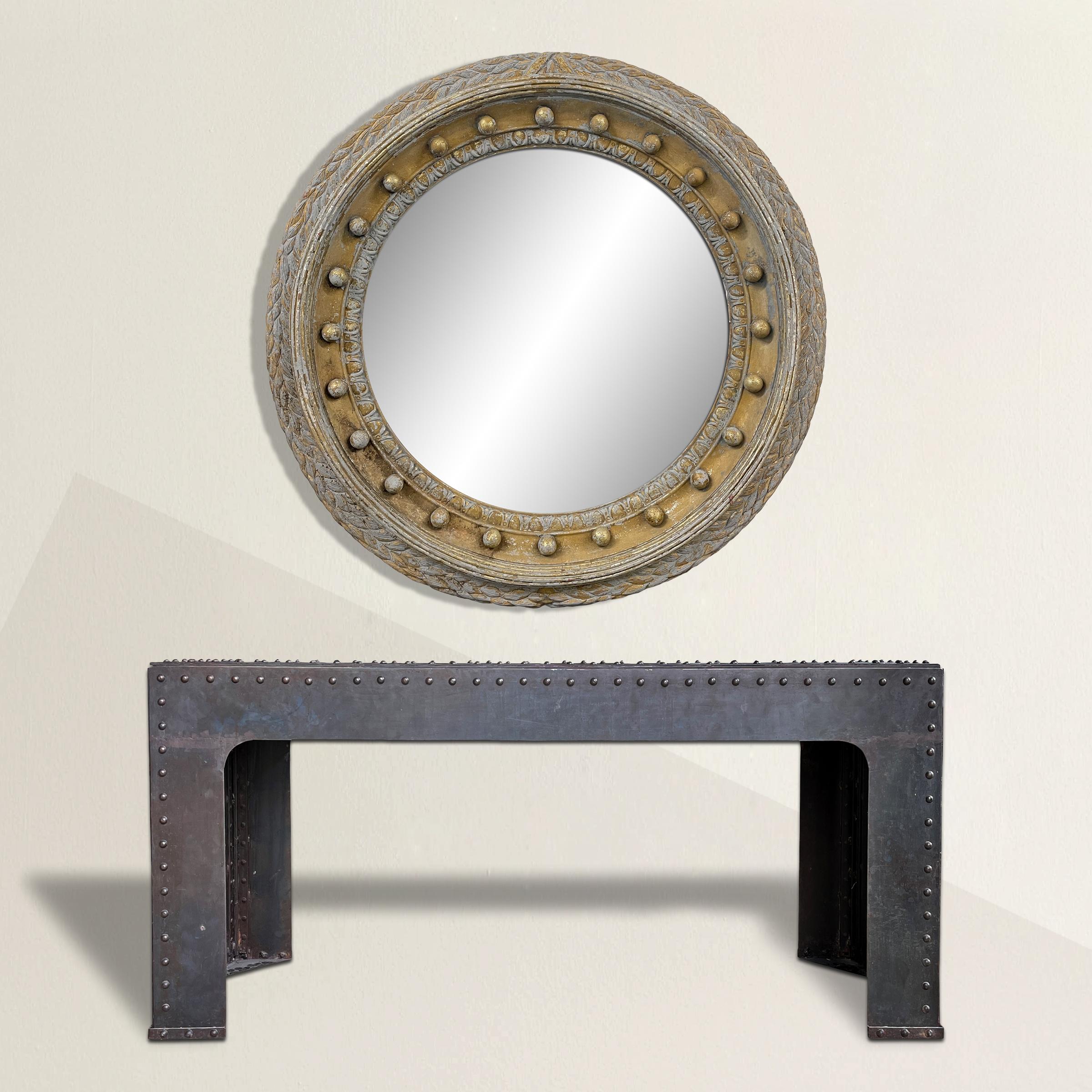 georgian round mirror