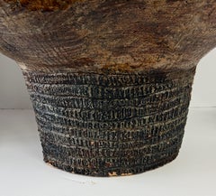 Massive Glazed Pottery Vessel