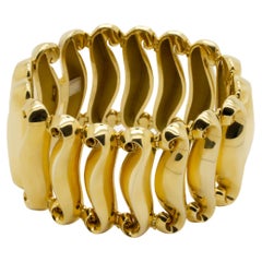 Massive Gold Bracelet by Maroeska Metz
