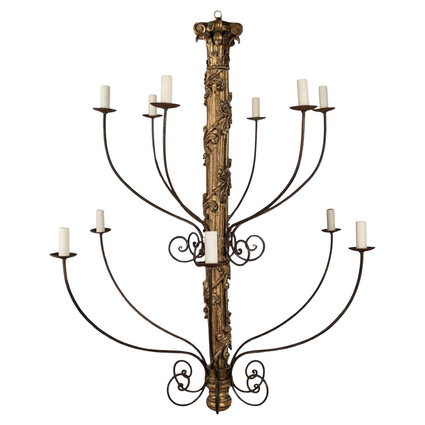 Hand-Carved Candelabros y lámparas colgantes