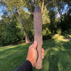 Stone "Double Human Effigy" Sword