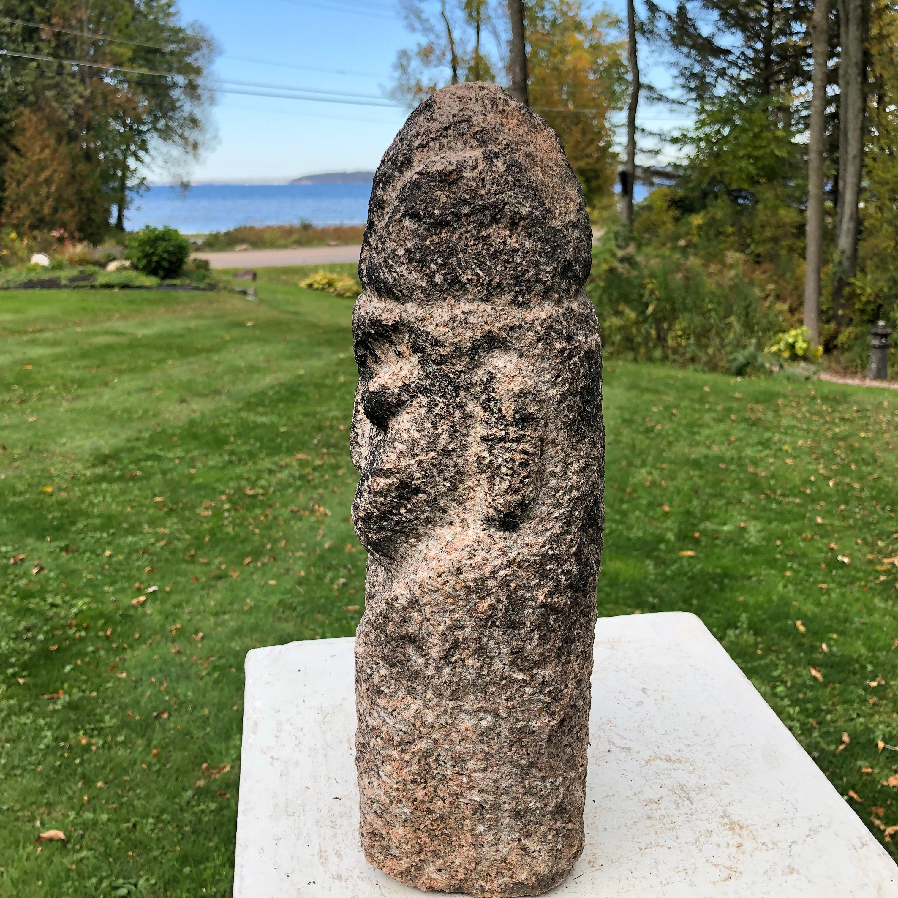 Massive Hand Carved Stone 