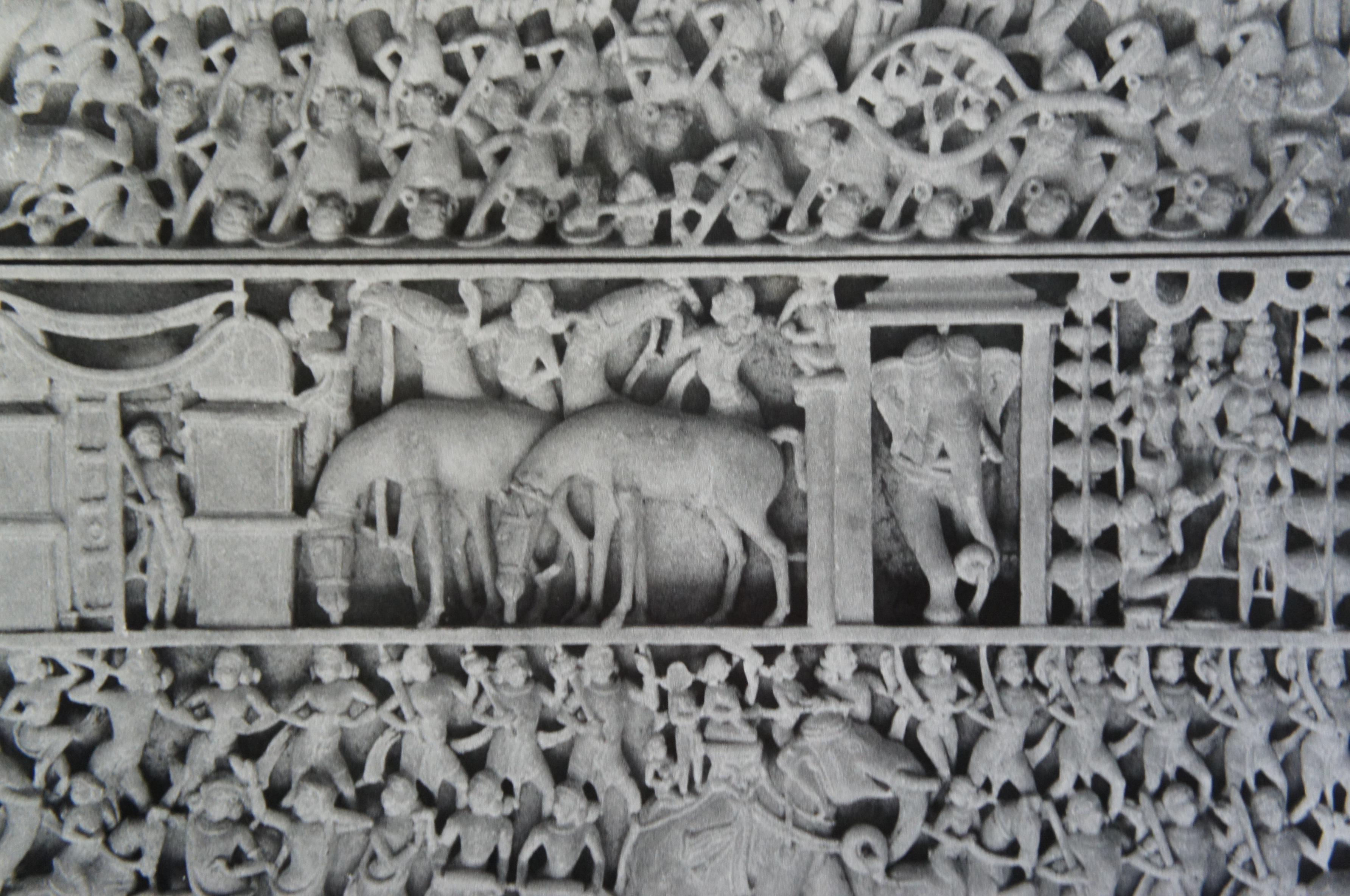 Massive Indian Marriage of Aristanemi Print Dilwara Jain Temple Mount Abu 103