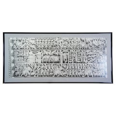 Vintage Massive Indian Marriage of Aristanemi Print Dilwara Jain Temple Mount Abu 103"