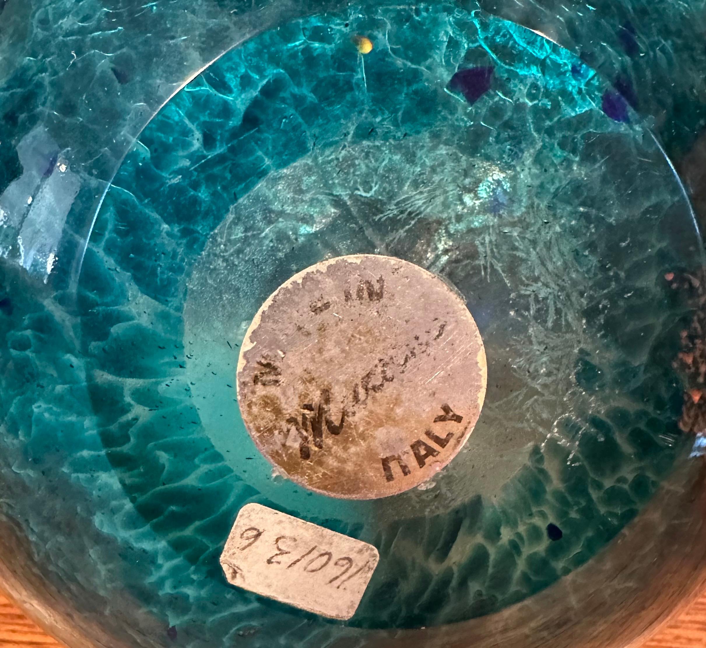 Manzana masiva de cristal artístico italiano de Murano en venta 3
