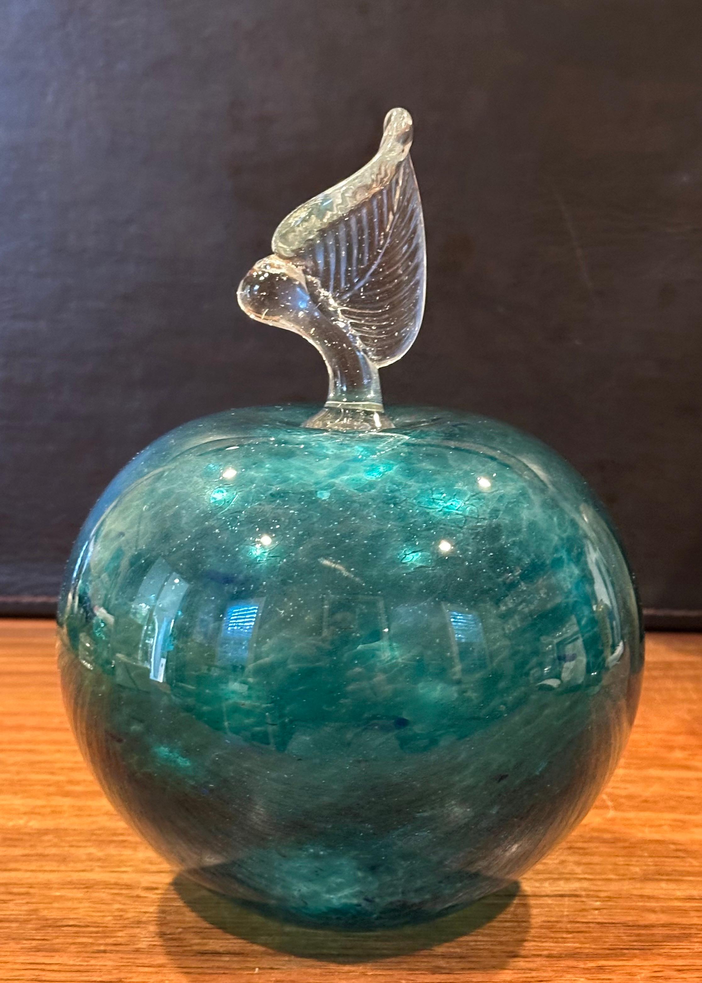 Manzana masiva de cristal artístico italiano de Murano Italiano en venta