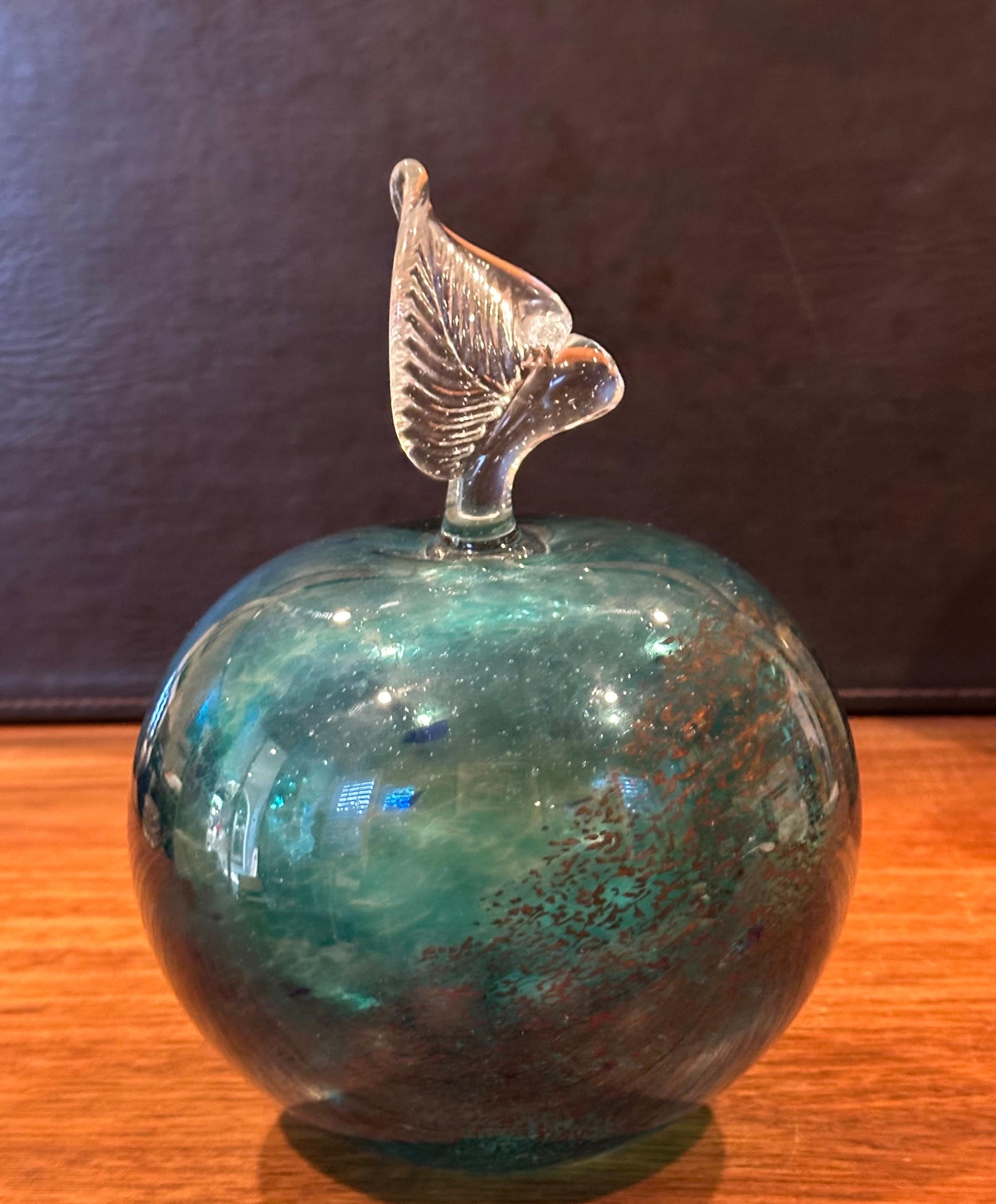 Manzana masiva de cristal artístico italiano de Murano en Bueno estado para la venta en San Diego, CA