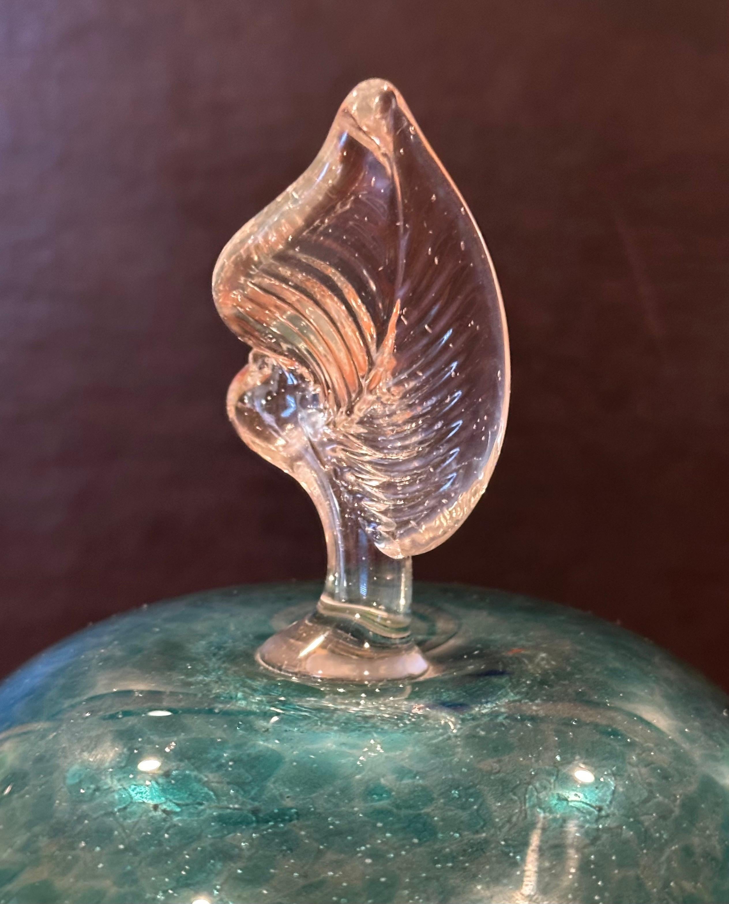 Manzana masiva de cristal artístico italiano de Murano en venta 2