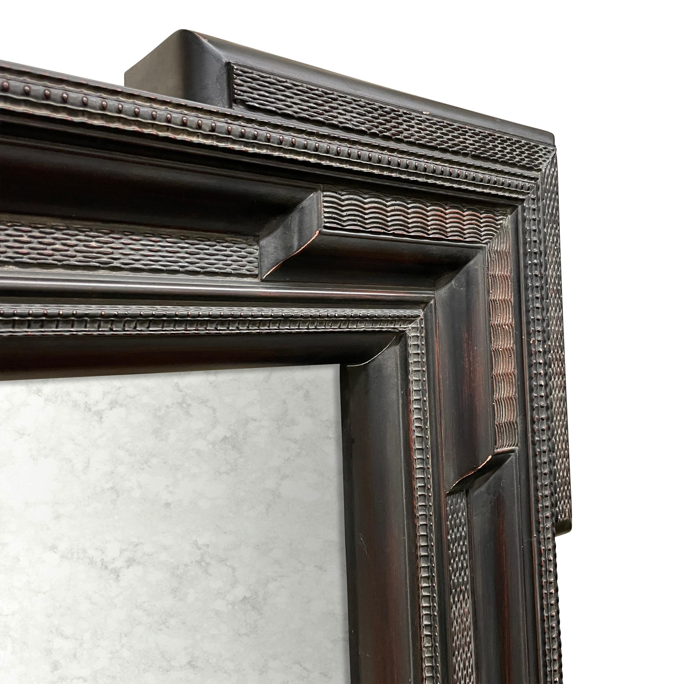 Massive Italian Dutch-Style Framed Mirror 2