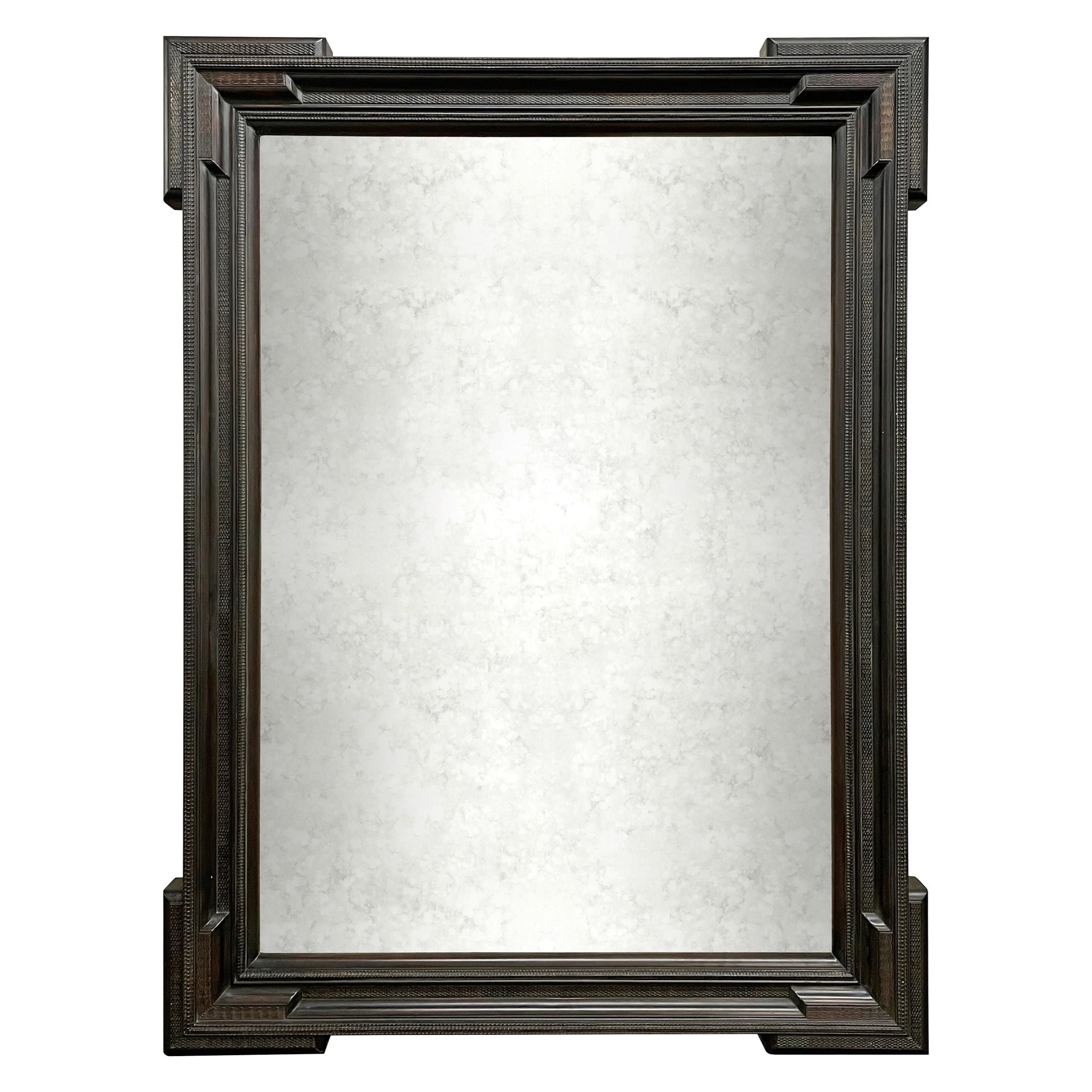 Massive Italian Dutch-Style Framed Mirror