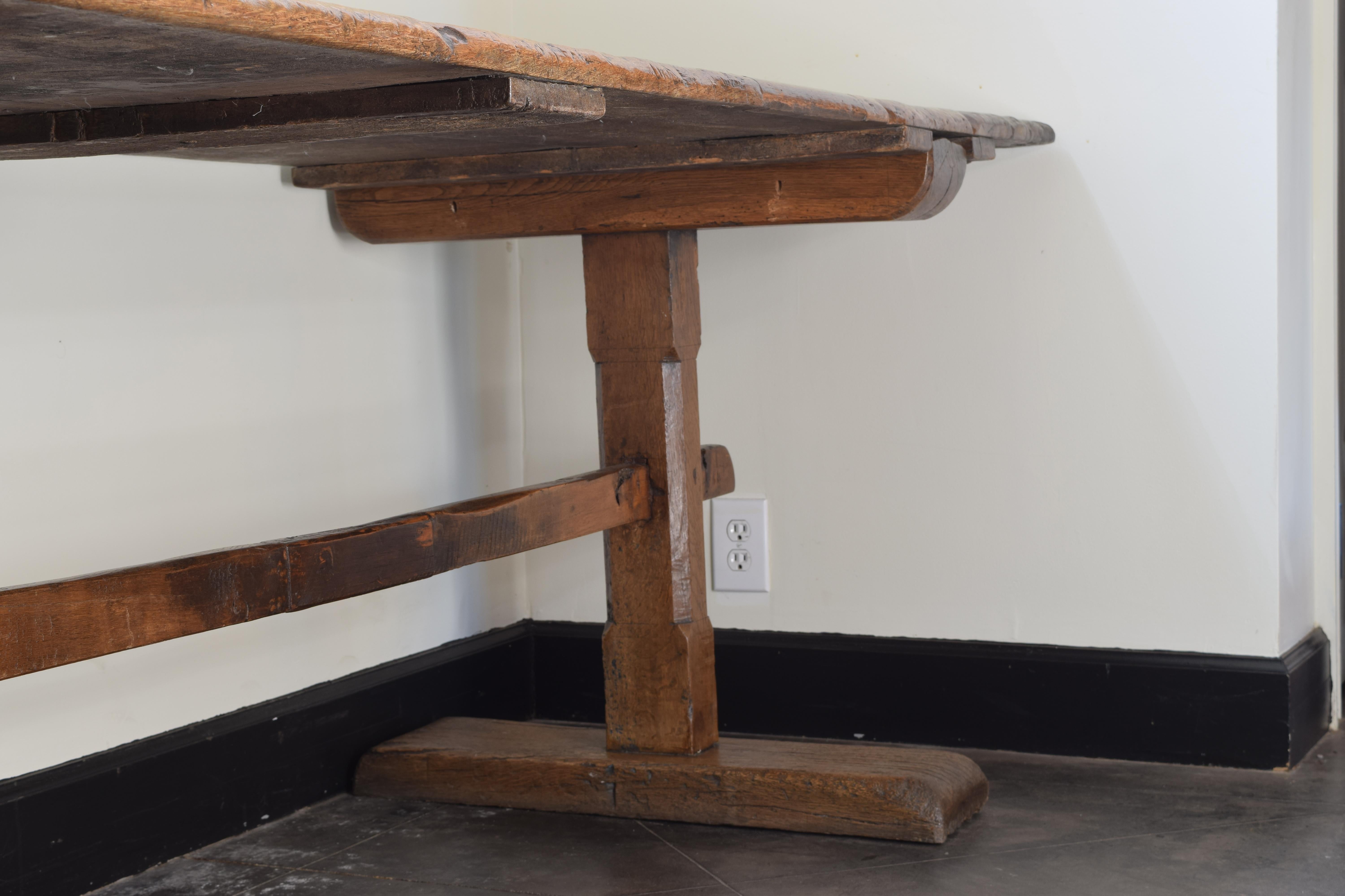 Massive Italian Elmwood Refectory Table from the Mid to Late 16th Century 1
