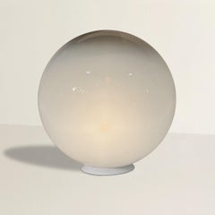 Massive Italian Modernist Ombré Glass Table Lamp