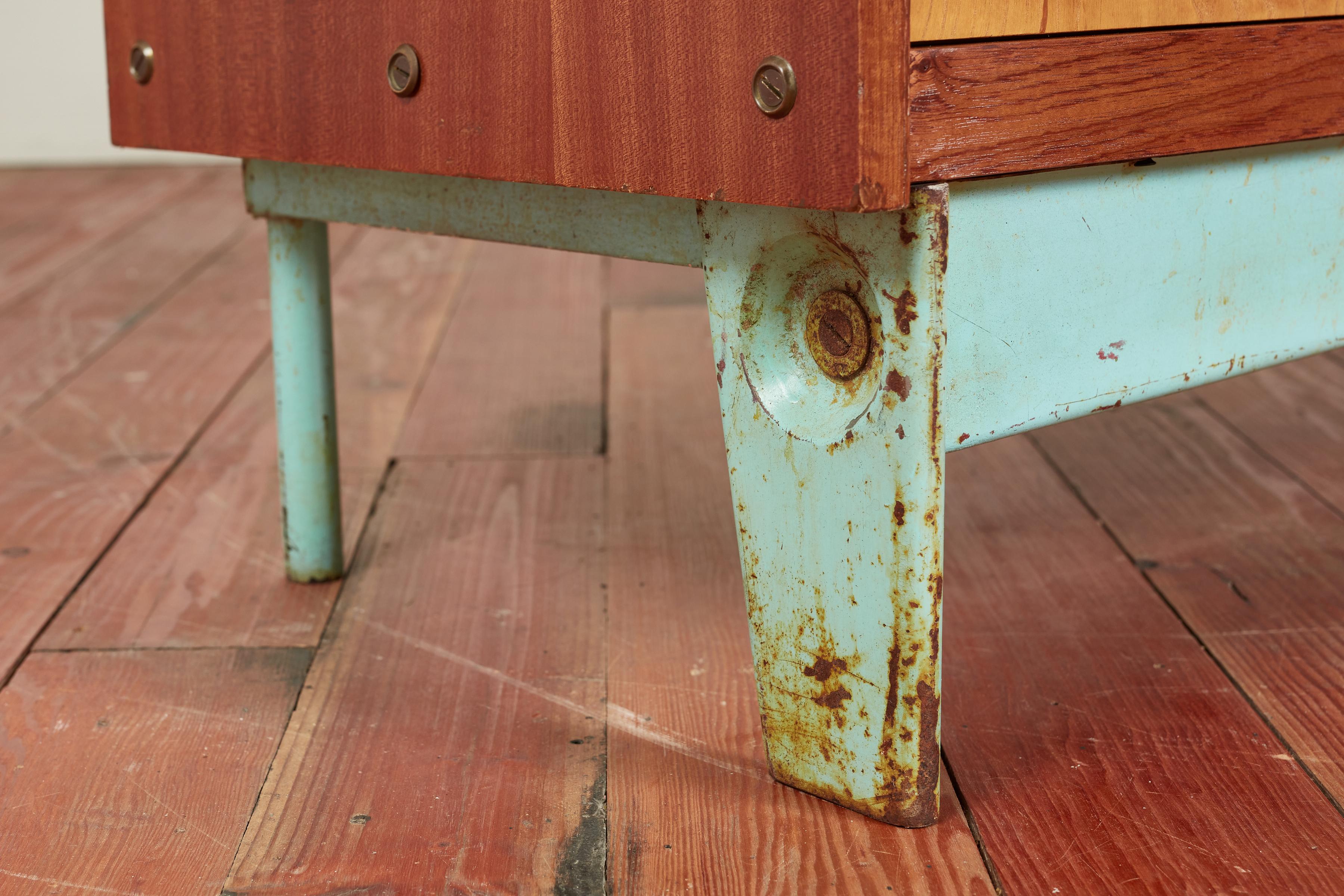 Massive Jean Prouve Style Cabinet For Sale 4