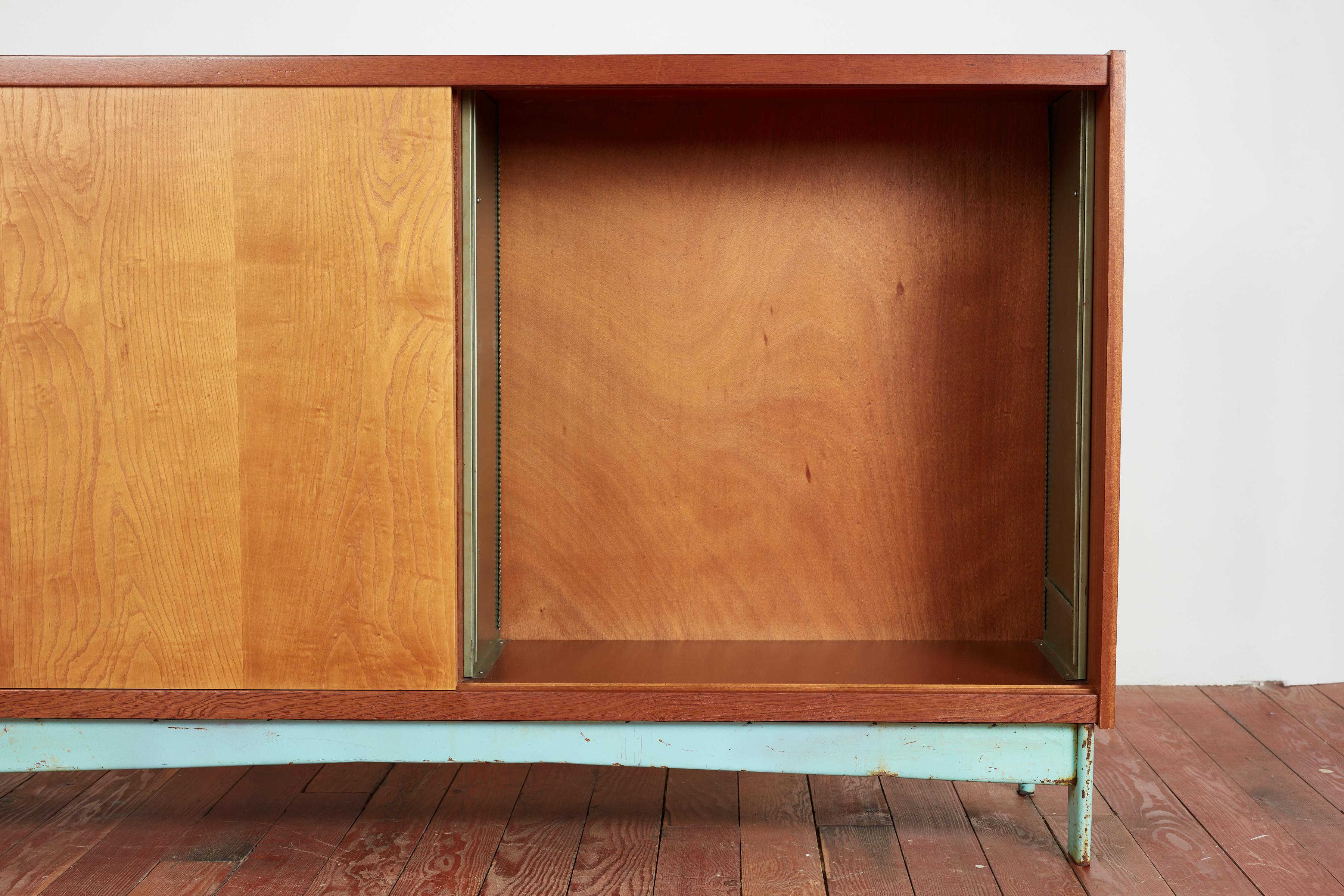 Massive Jean Prouve Style Cabinet For Sale 11