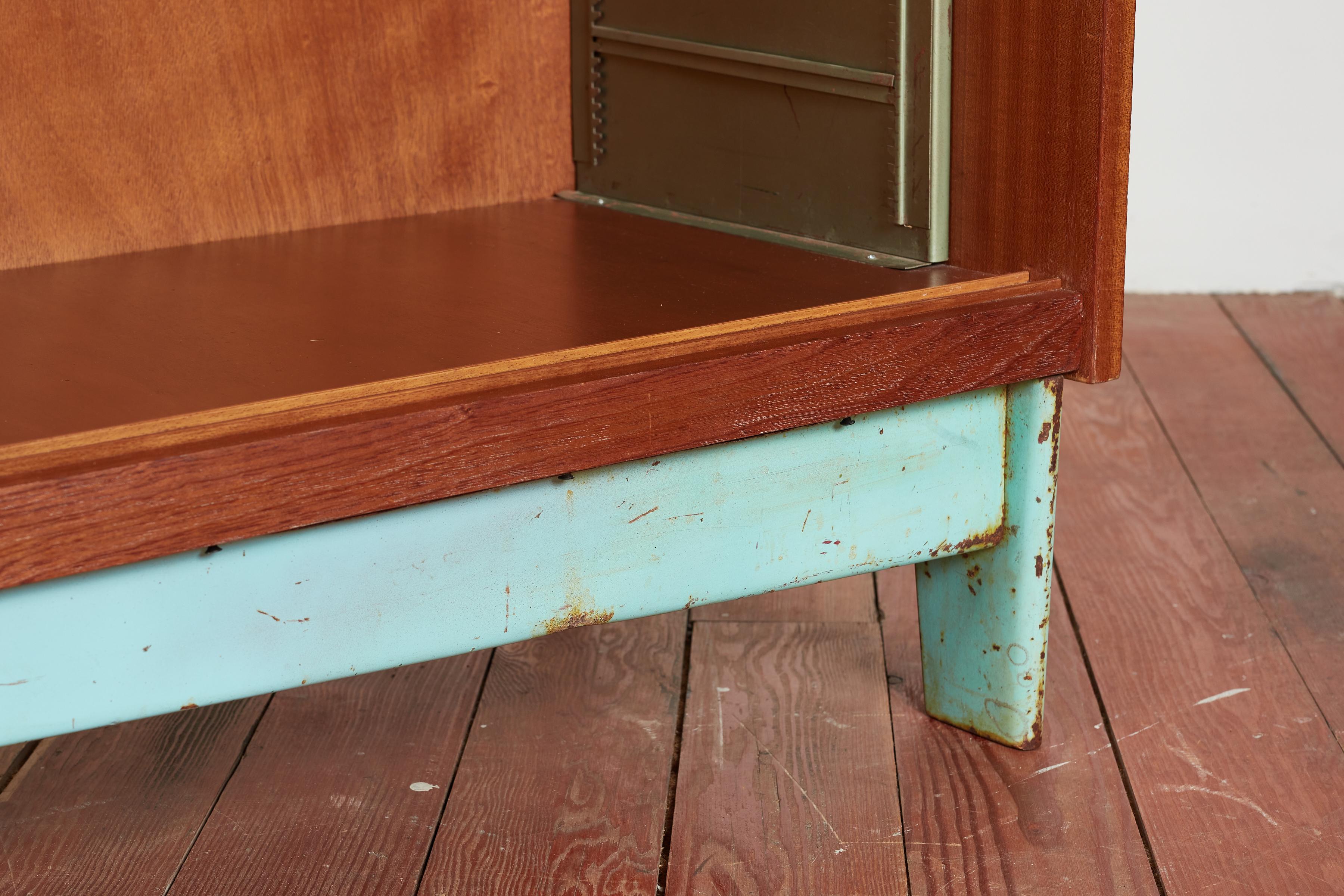 Massive Jean Prouve Style Cabinet For Sale 12