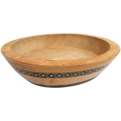 Vintage Massive Large Round African Primitive Hand Hewn Wood Dough Bowl