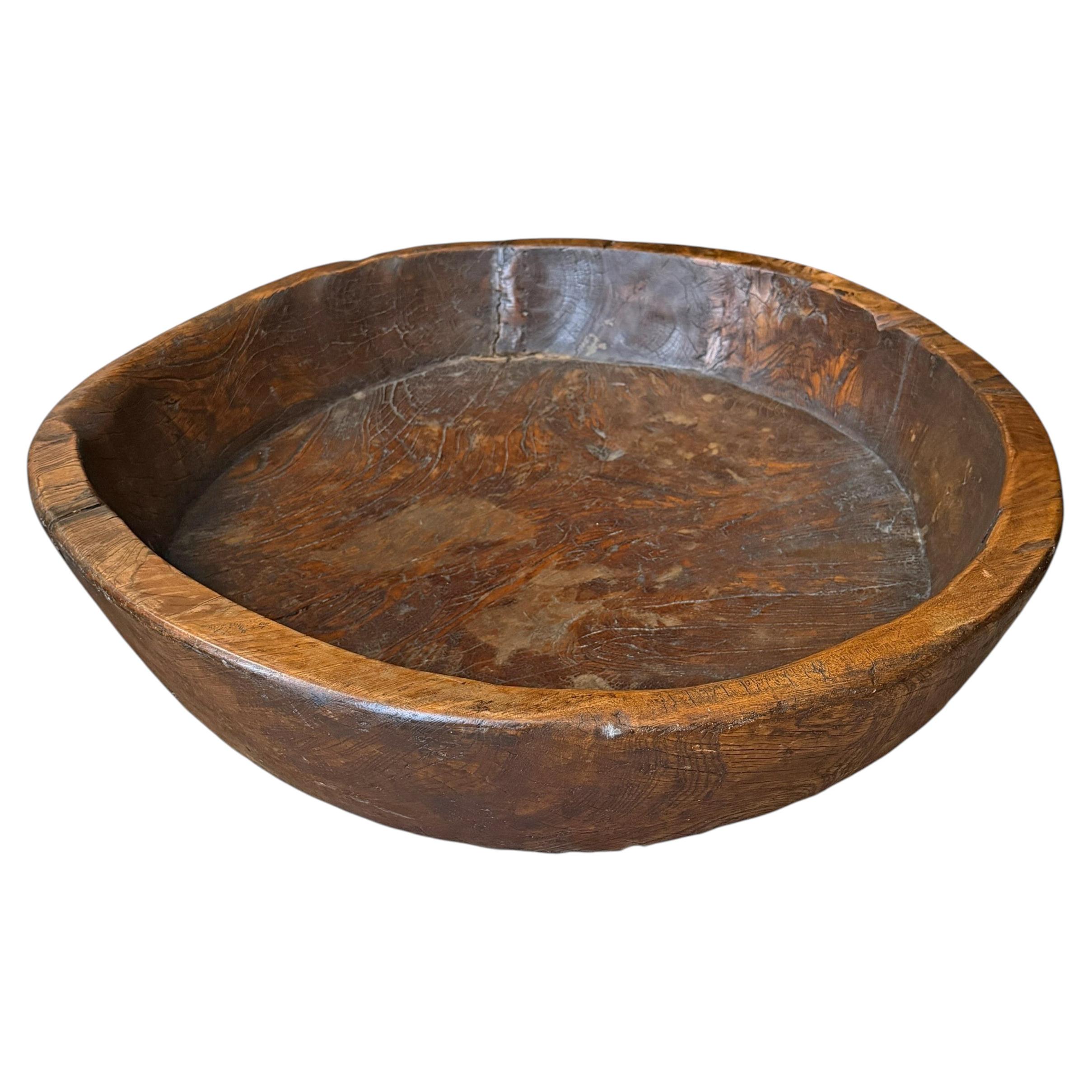 Massive Late 19th/Early 20th Century Burled Bowl