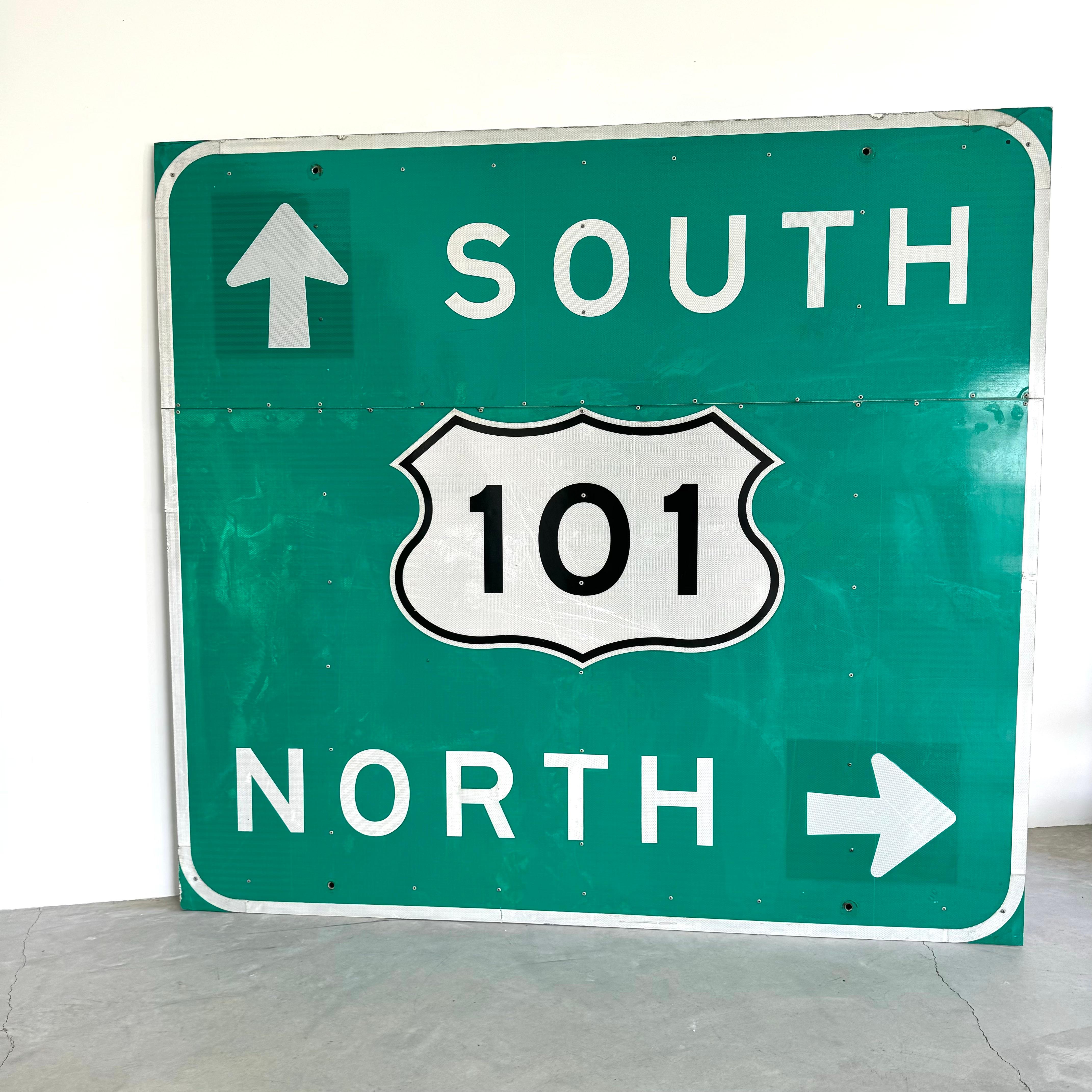American Massive Los Angeles 101 Freeway Sign, 1990s USA